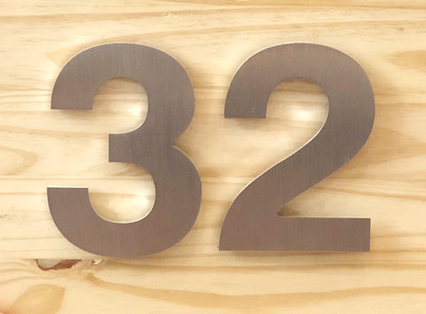 Aluminum House Numbers - Various Sizes - 3 Styles Available