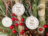 12 set Names of Christ 12 Ornament Set