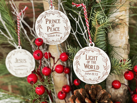 Names of Christ 24 Ornament Set