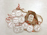 12 set Names of Christ 12 Ornament Set